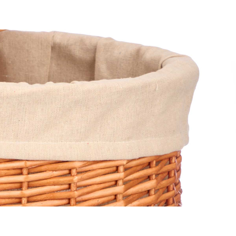 SET 2 PANIERS EN OSIER NATUREL