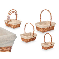 SET 3 CESTE VIMINI RETTANGOLARI 