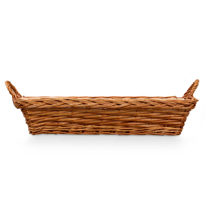 WICKER TRAY WITH HANDLES 
