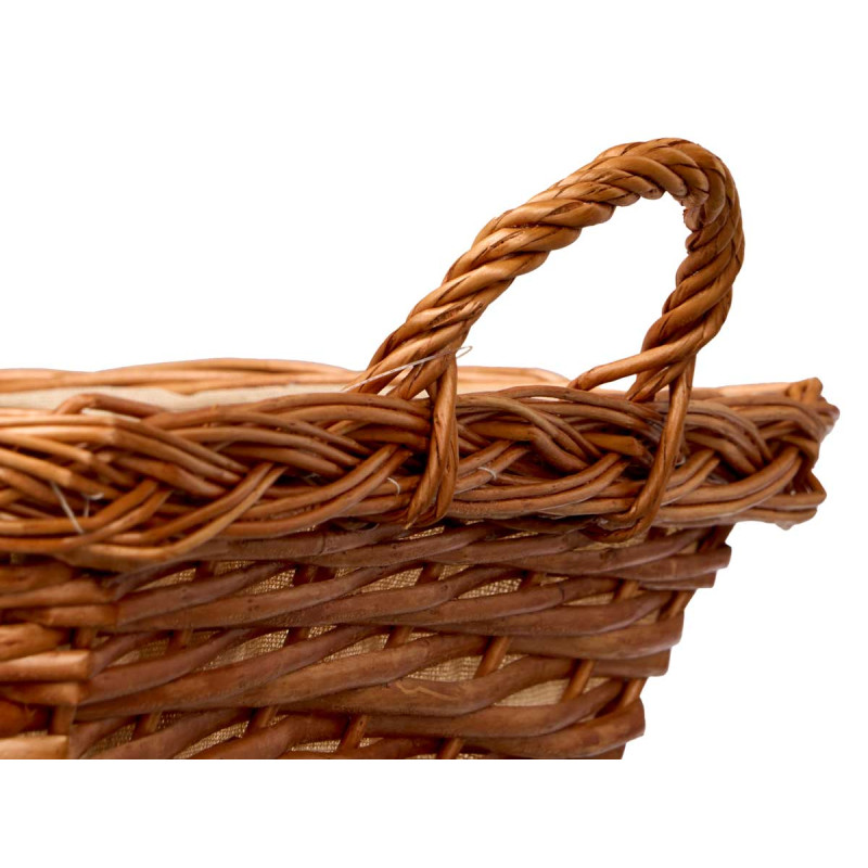 WICKER TRAY WITH HANDLES 