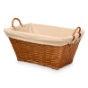 RECTANGULAR WICKER BASKET WITH HANDLES 