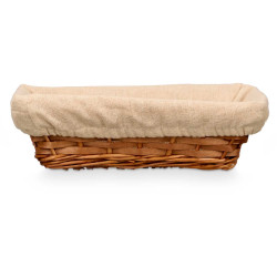 CESTA RETTANGOLARE VIMINI LEGNO