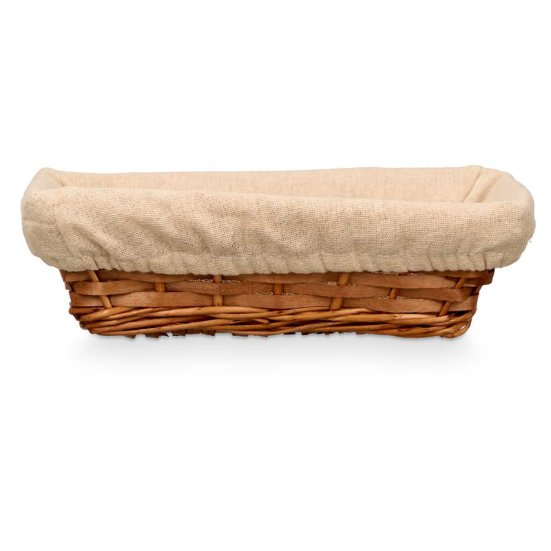 CESTA RETTANGOLARE VIMINI LEGNO