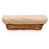 CESTA RETTANGOLARE VIMINI LEGNO