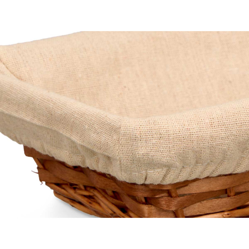 CESTA RETTANGOLARE VIMINI LEGNO