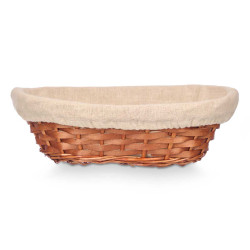 CESTA OVALE VIMINI LEGNO