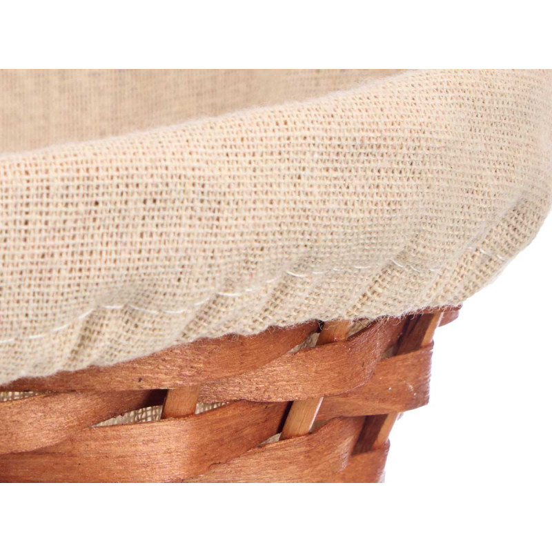 CESTA OVALE VIMINI LEGNO
