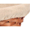 CESTA OVALE VIMINI LEGNO