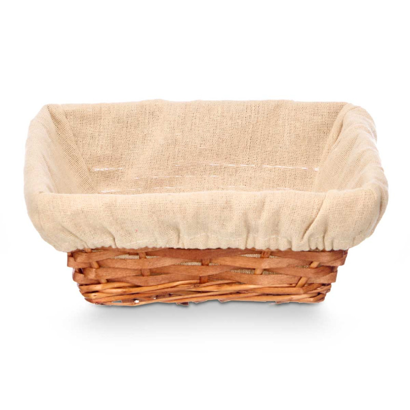 CESTA QUADRATA VIMINI LEGNO