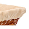 CESTA CUADRADA MIMBRE MADERA