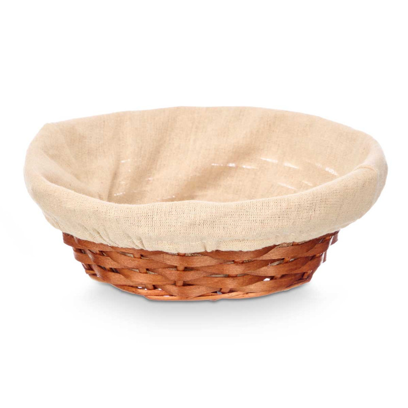 CESTA OVALE VIMINI LEGNO 