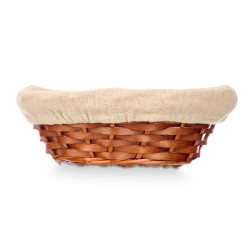 CESTA OVALE VIMINI LEGNO 