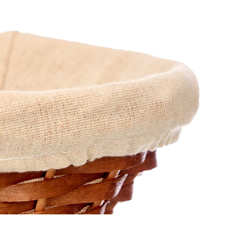 CESTA OVALE VIMINI LEGNO 