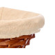 CESTA OVALE VIMINI LEGNO 