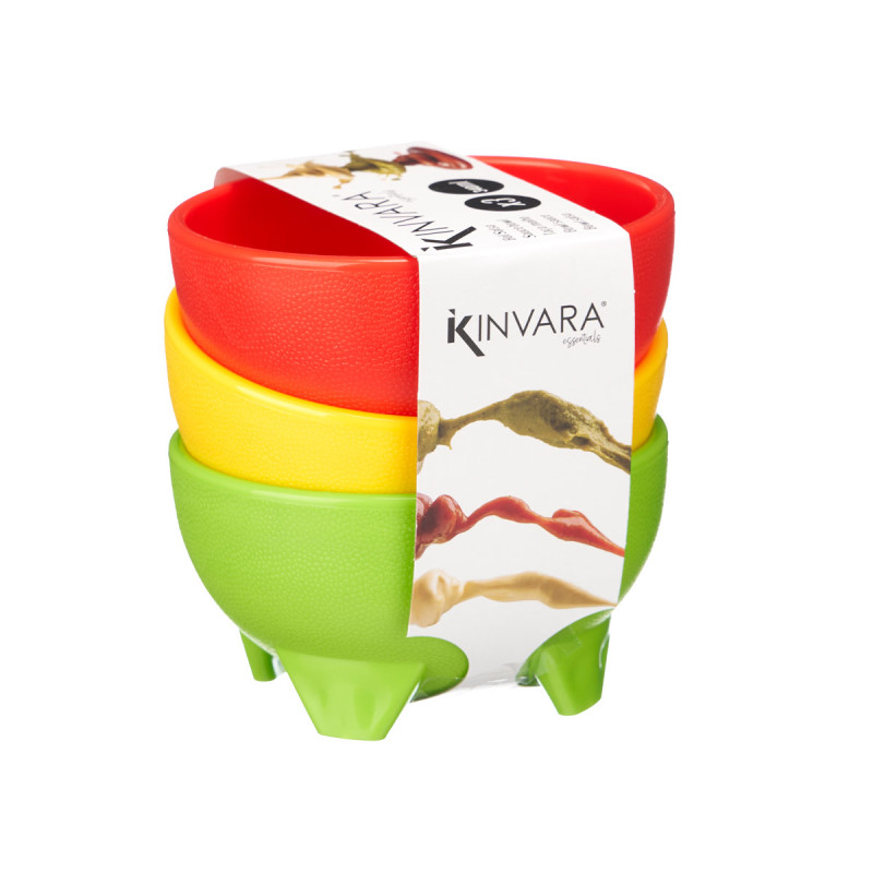 CONJ 3 TAÇAS PARA MOLHOS 12,5CM