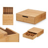 BAMBOO COFFEE CAPSULE HOLDER 30X30CM