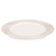 BOUGEOIR CERCLES BLANC VIEILLI 33CM