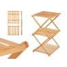 BAMBOO SHELF 3 FOLDING SHELVES