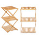 BAMBOO SHELF 3 FOLDING SHELVES