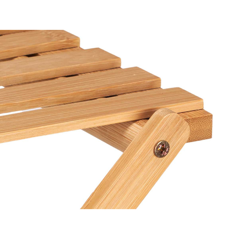 SCAFFALE BAMBU 4 RIPIANI PIEGHEVOLE