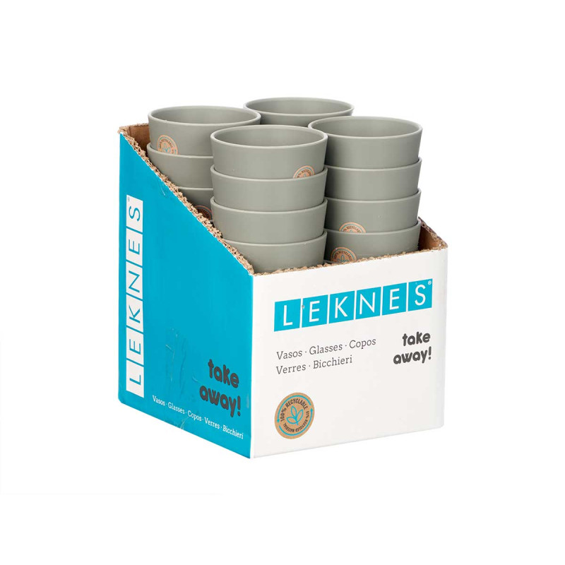 VASO CONICO GRIS 200ML