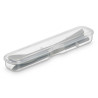 SET 4 PZS CUBIERTOS PICNIC COL GRIS
