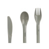 SET 4 PZS CUBIERTOS PICNIC COL GRIS
