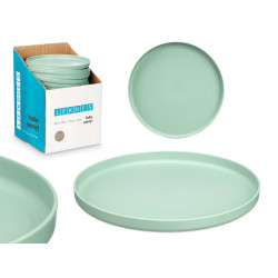 ASSIETTE PLATE VERTE 25CM DIAM