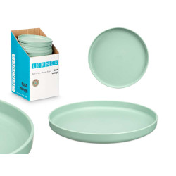 ASSIETTE PLATE VERTE 19,5CM DIAM