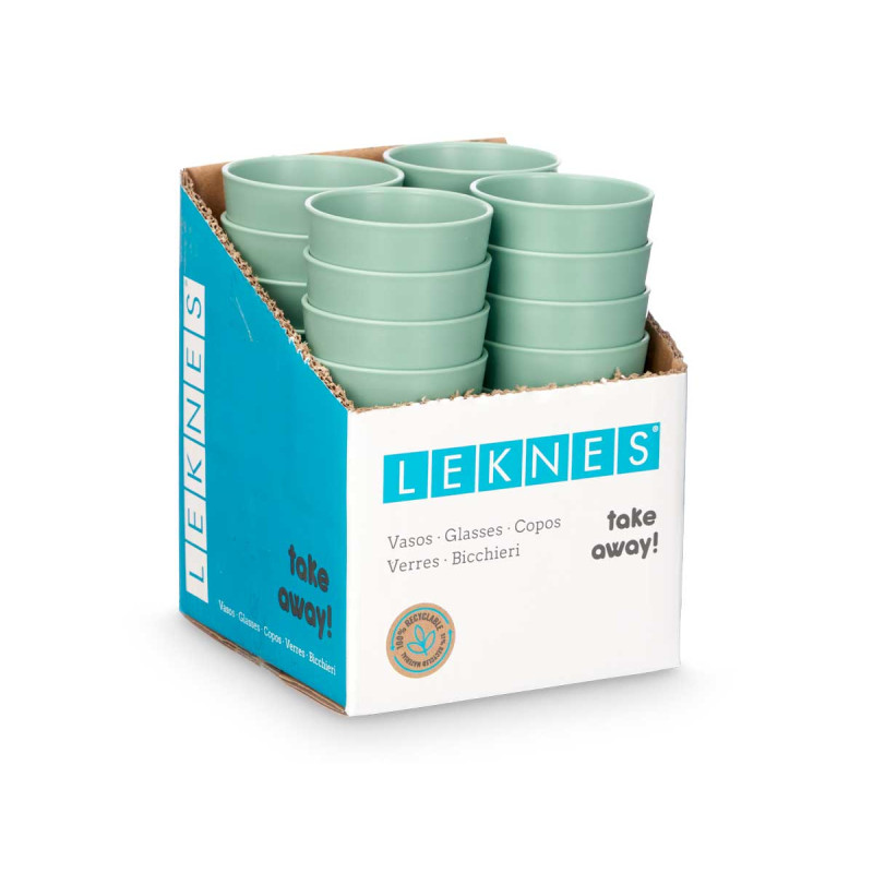VASO CONICO VERDE 200ML