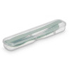 SET 4 PZS CUBIERTOS PICNIC COL VERDE