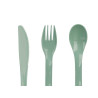 SET 4 PZS CUBIERTOS PICNIC COL VERDE