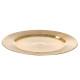 SUPORTE PARA VELAS CÍRCULOS DOURADO 33CM