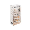 CARRELLO 4 RUOTE 3 RIPIANI BIANCO 