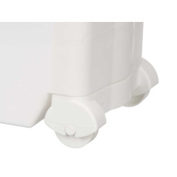 CARRO 4 RUEDAS 3 BALDAS BLANCO