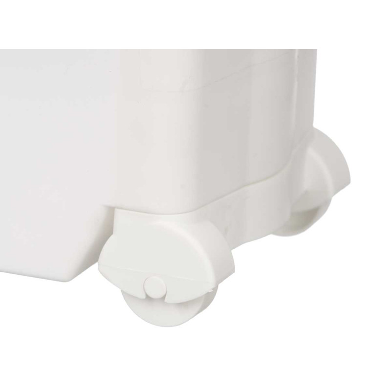 CARRO 4 RUEDAS 3 BALDAS BLANCO