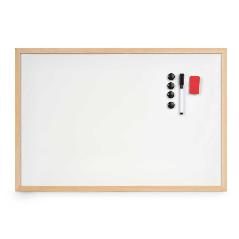 TABLEAU ARDOISE  BLANC 40X60CM