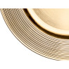 CANDLE HOLDER CIRCLES GOLDEN 33CM