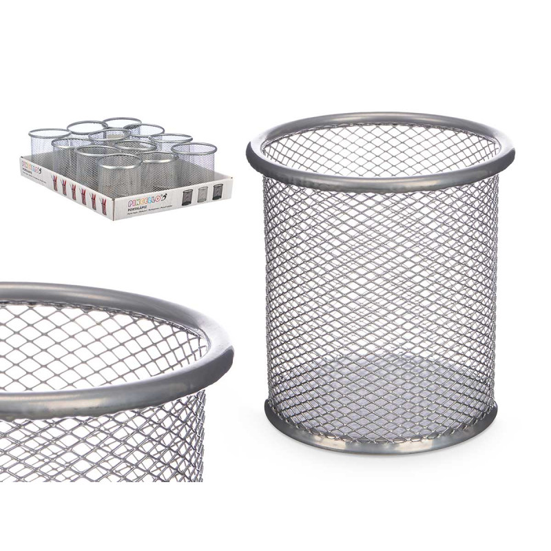 ROUND PENCIL GRID SILVER