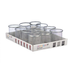 ROUND PENCIL GRID SILVER