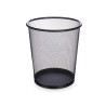 WASTE BIN GRID 24CM BLACK