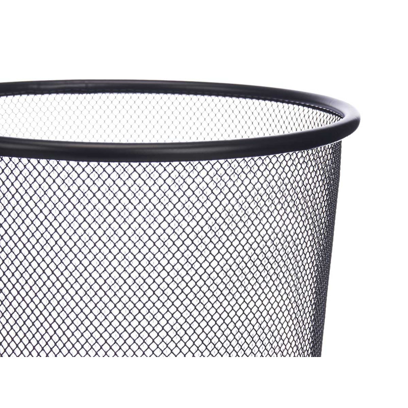 BALDE LIXO 23CM PRETO