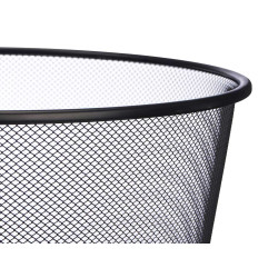 WASTE BIN GRID 29,5CM BLACK