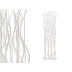 FOLDING SCREEN 4 PANELS WHITE