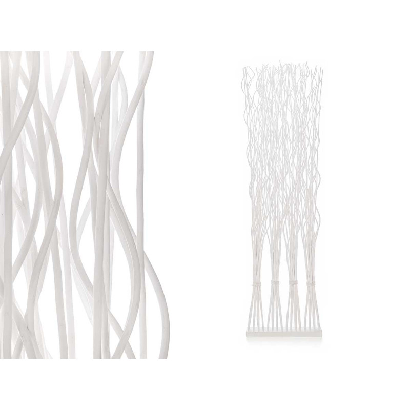 PARAVENTO 4 BOUQUET BIANCO