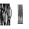 FOLDING SCREEN 4 PANELS BLACK