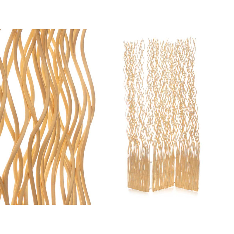 FOLDING SCREEN 3 PANELS NATURAL