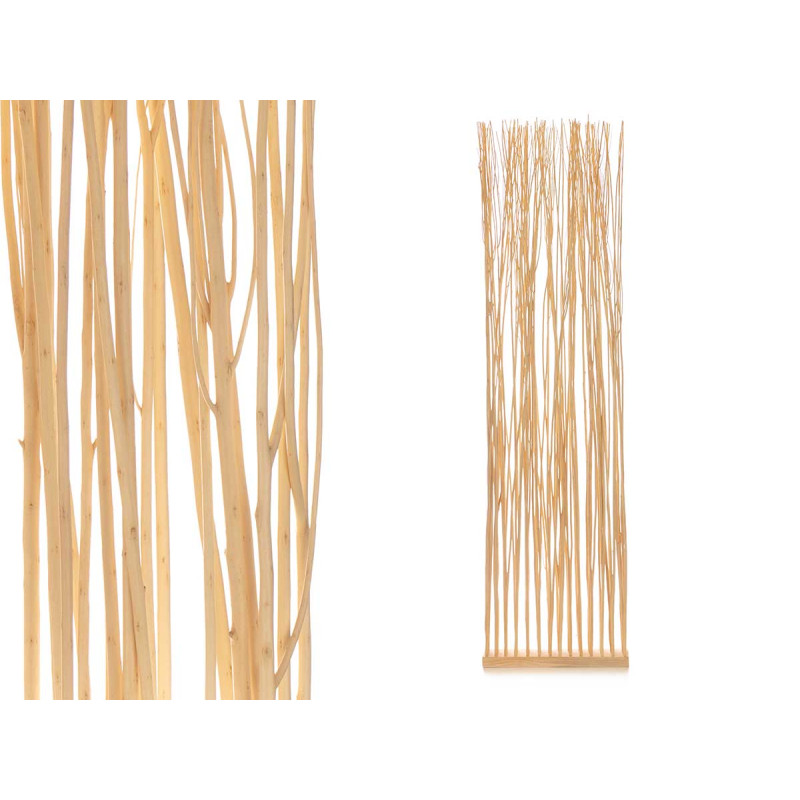 FOLDING SCREEN RODS NATURAL