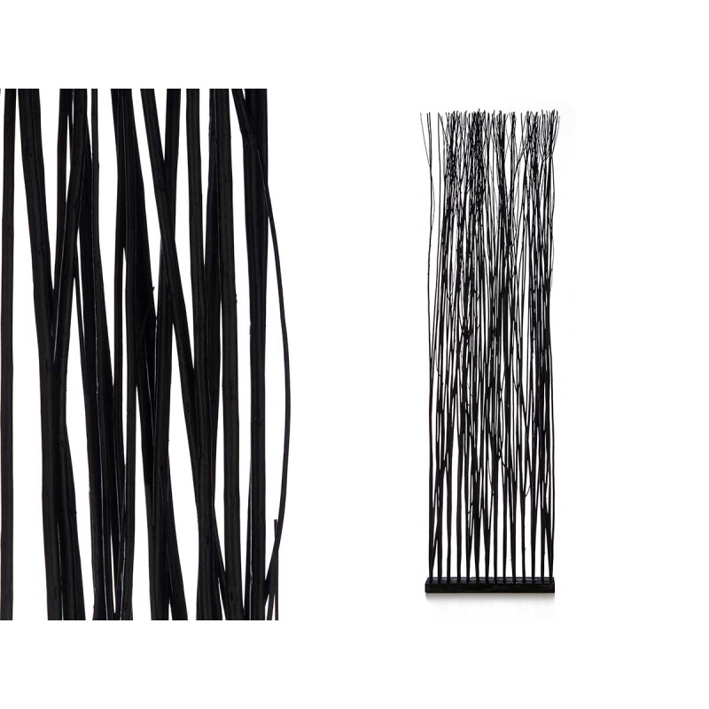 FOLDING SCREEN RODS BLACK