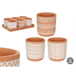 MACETA COLOR TERRACOTA SURT 3 CERAMICA